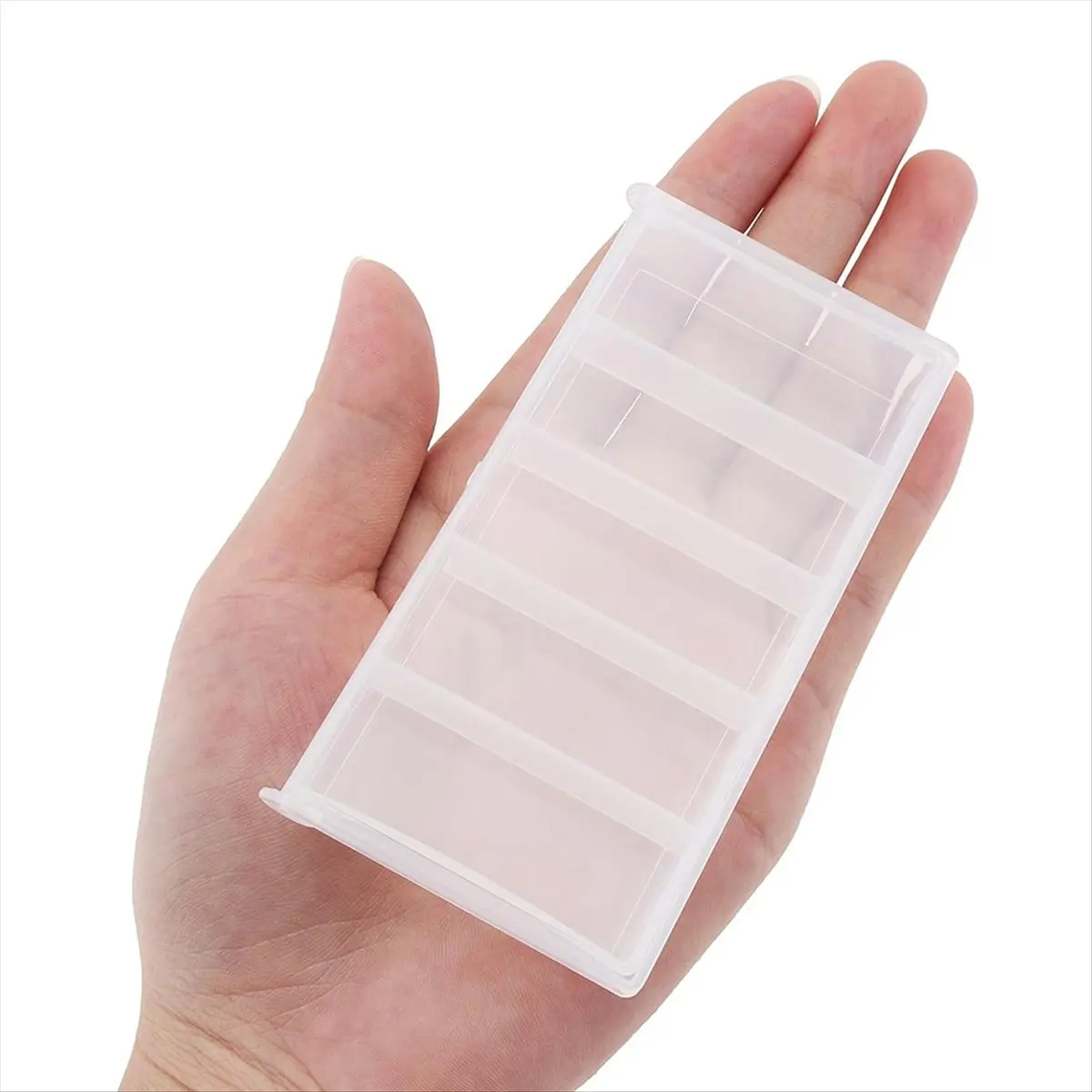 Best of 2026 5 Grids Plastic Organizer Box Clear Fishing Tackle Storage Box Jewelry Dividers Container Case