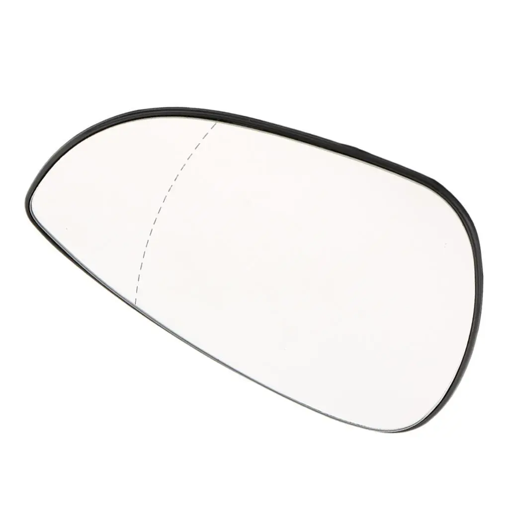 DOOR/WING MIRROR GLASS SILVER CONVEX HEATED &BASE for FORD FIESTA 08-17