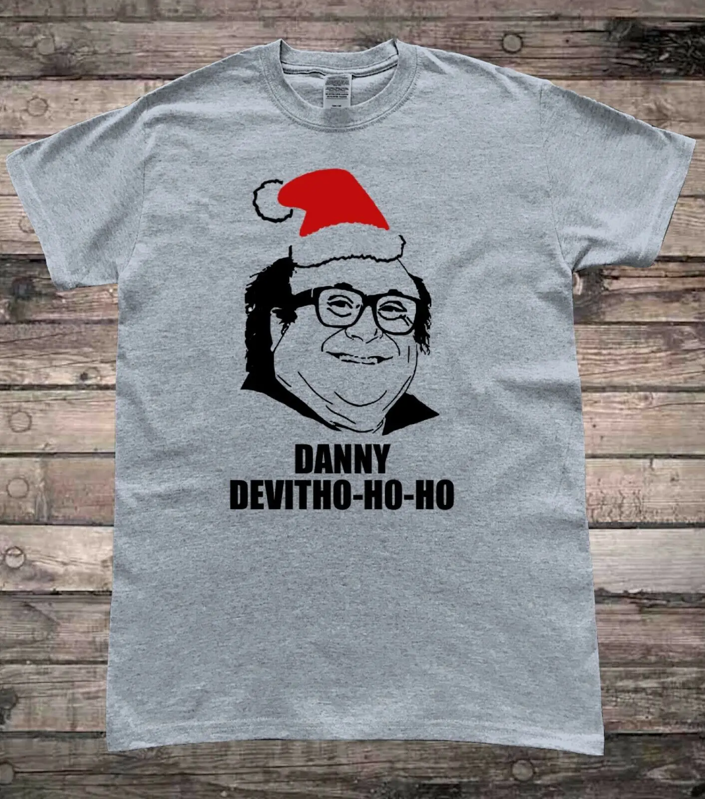 تي شيرت داني ديفيتو هو هو هو عيد الميلاد المضحك
