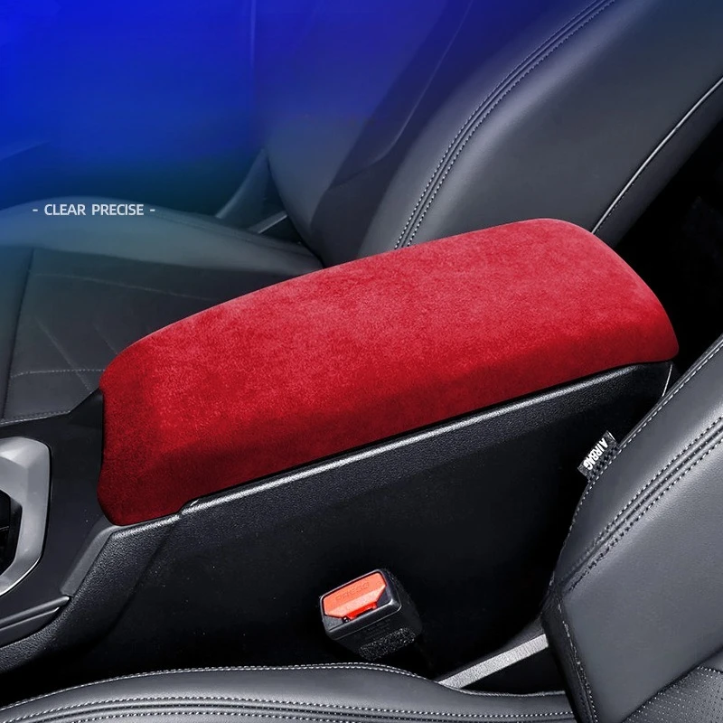 

Для BMW 2 серии 2025, подлокотник центральной консоли, чехол из алькантари, замша, противоизносная внутренняя защитная накладка, аксессуары для интерьера