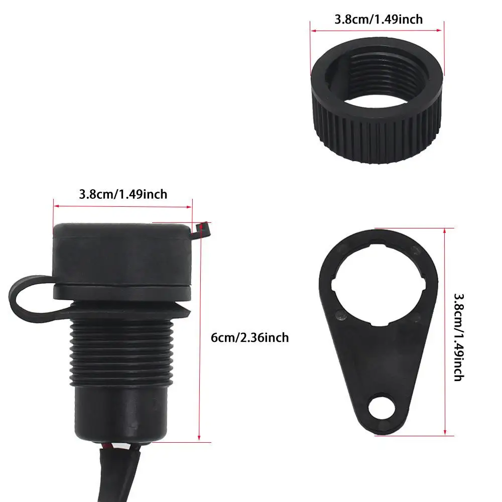 Prise de chargeur USB pour moto, adaptateur de remplacement pratique, alimentation électrique, accessoires de moto pour Yamaha Tracer 700 toutes années