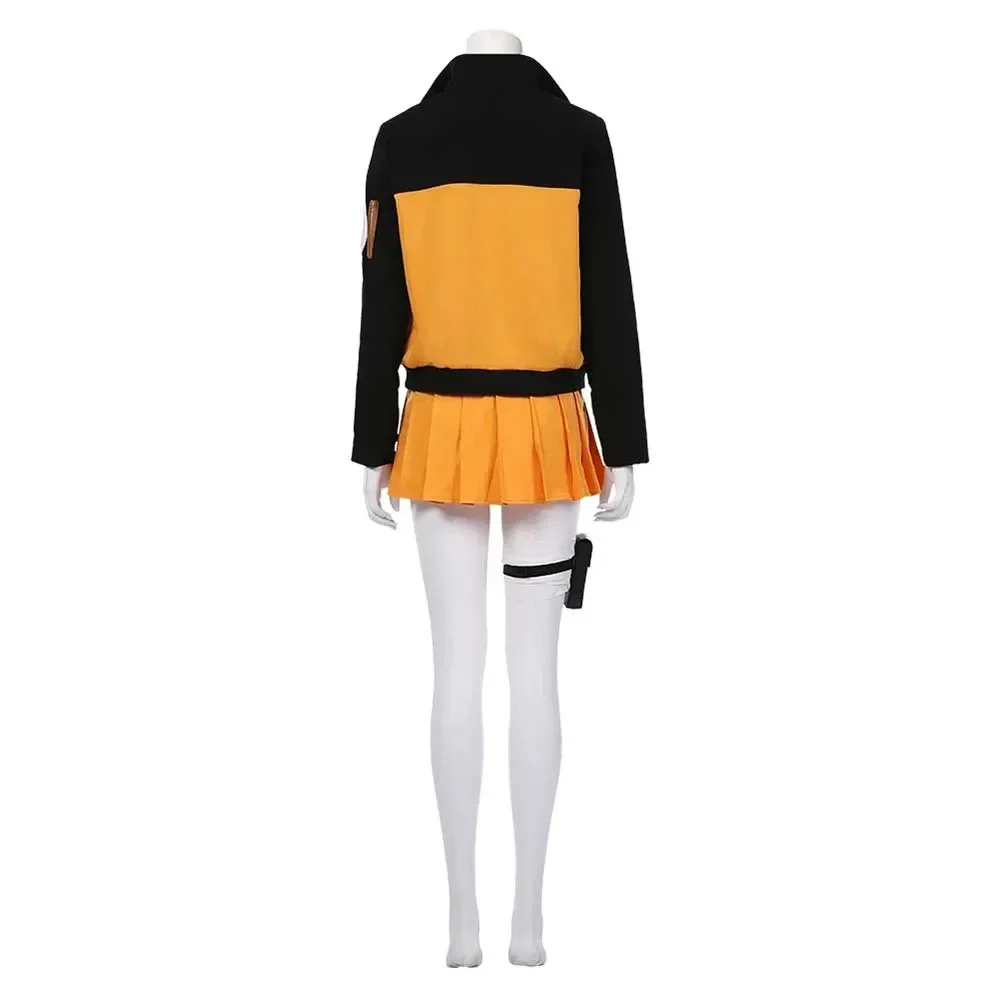 Disfraz de Cosplay de Anime Fox Uzumaki, Traje de Mujer, Uniforme, Traje para Halloween, Carnaval, Fiesta, Hermoso Vestido de Mujer, Traje Sexy