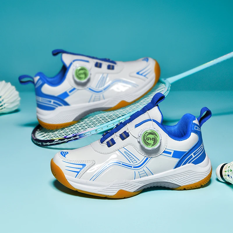 

2026 New Children's Table Tennis Shoes, Lightweight Badminton Shoes for Boys and Girls, Children's Anti Slip Training Shoes