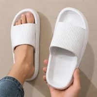 Women's Slippers EVA Soft Thick Soled Summer Fashion Slippers & Men's Slides Beach Sandals 4