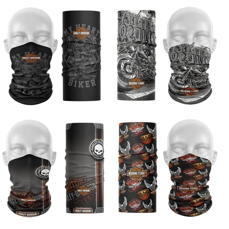 For Harley Davidson Motorcycle Outdoor Sports Cycling Mask Sun Protection Dustproof Neck Cover Scarf Breathable Quick Drying