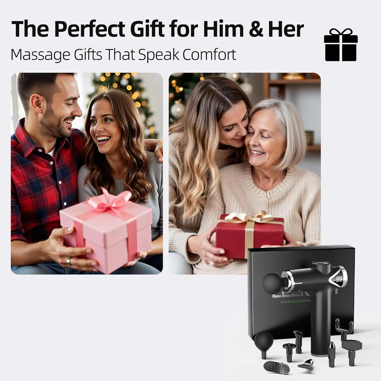 Professional Muscle Massage Gun for Neck and Back Massage Instrument Dropshipping Fitness Equipment Male Female Best Gift view 5