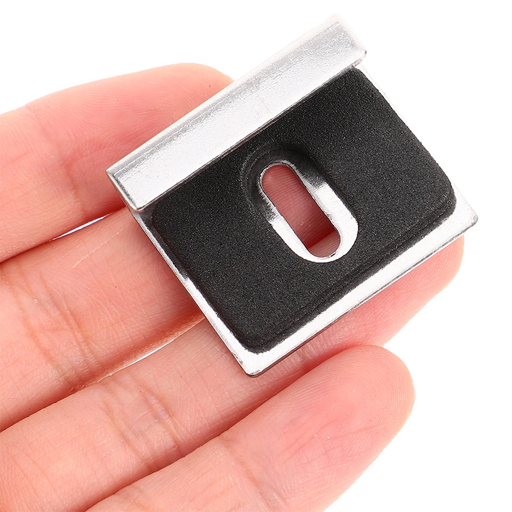 

12 Pcs Mirror Holder Glass Clips Fastening Bracket Handling Clamps for Backdrop Cabinet Securing