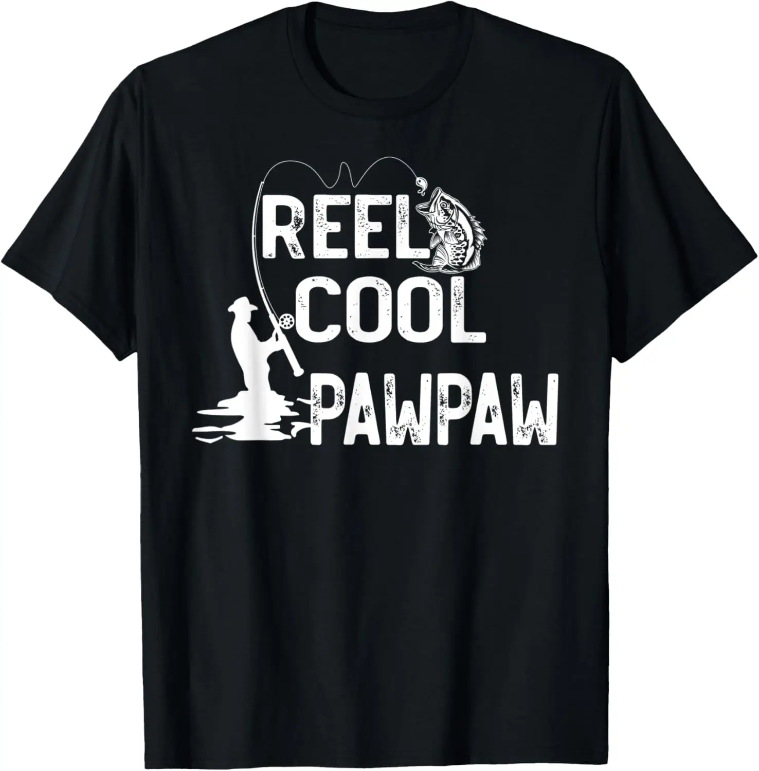 

Мужская катушка Cool Pawpaw, винтажная футболка для рыбалки на день отца