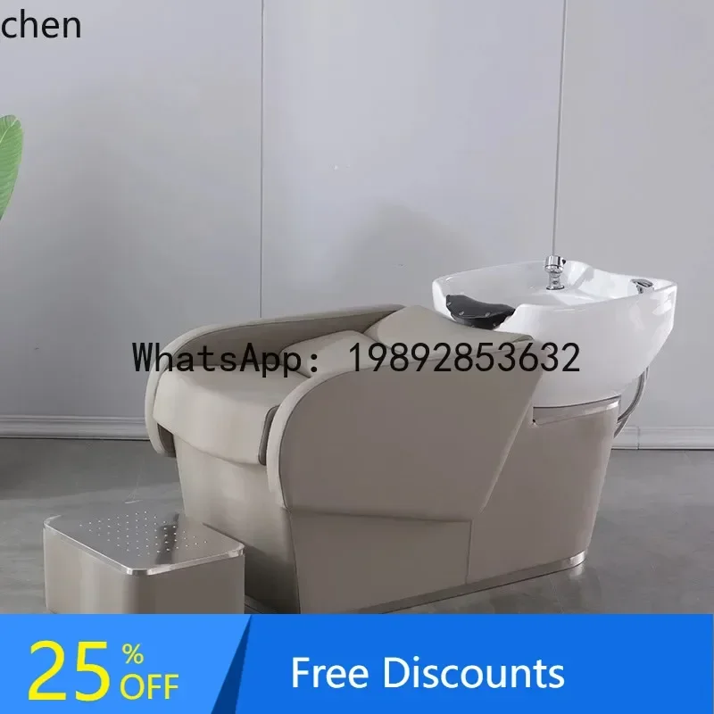 

B1 shampoo flush bed hair salon special multi-function flat and semi-reclining dual-purpose bed and chair