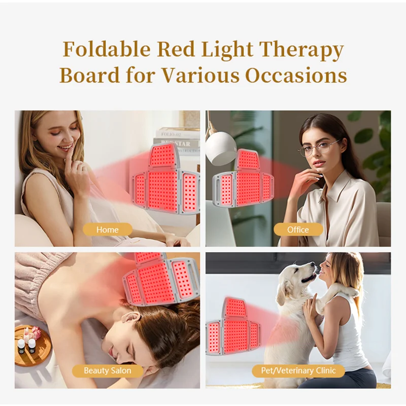 Knee Joint Back Pain Recovery LED Red Light Therapy Personal Home Use Simple Operation