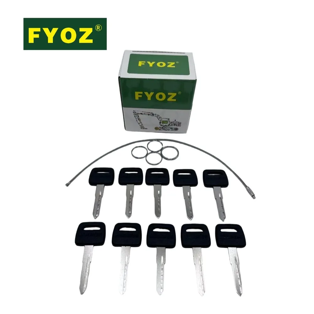 10PCS Heavy Equipment Key For Excavator PC-7 PC56 PC60 PC70 PC130 PC200 PC200-8 PC300-8 PC400-8 Excavator Part