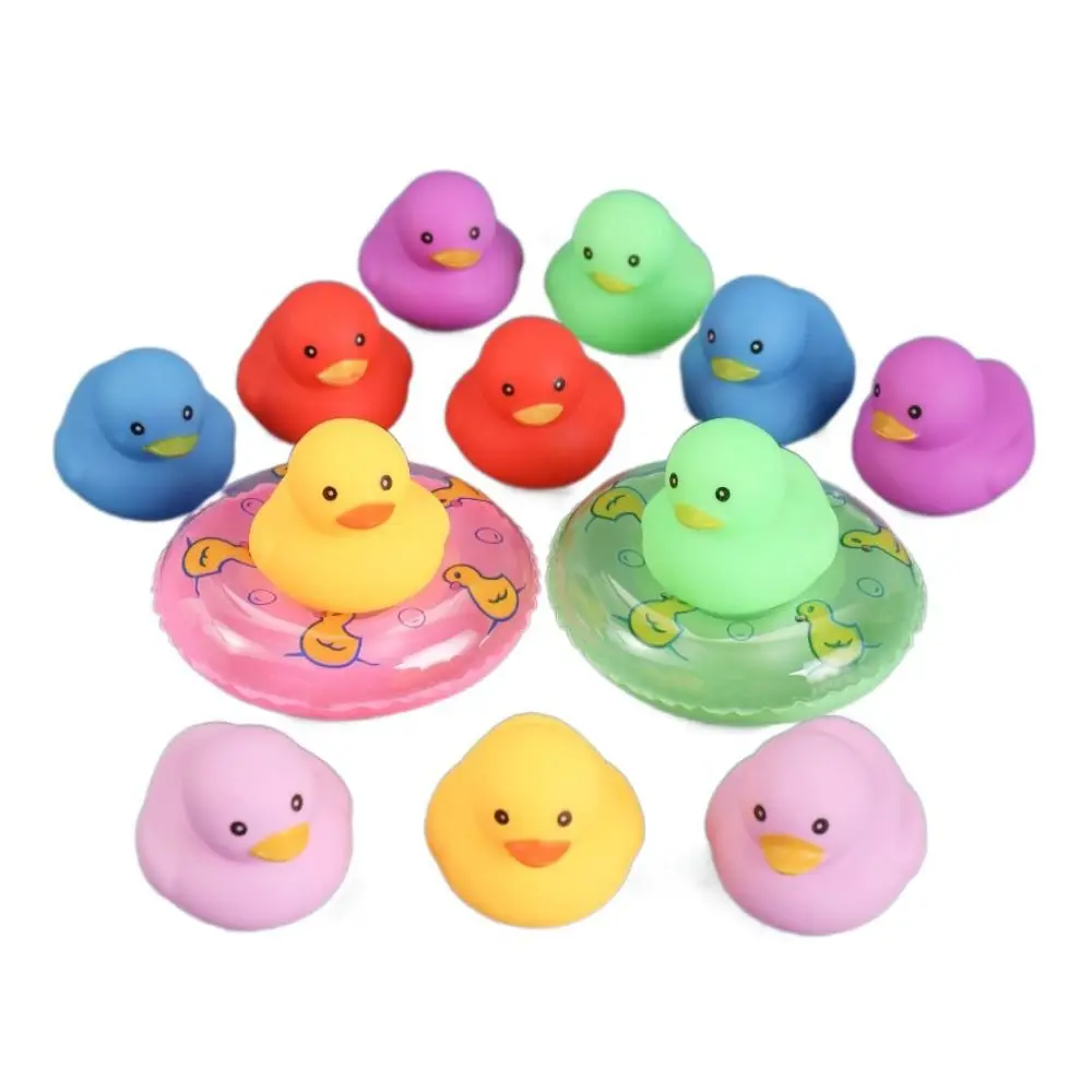 

Duckling Stress Reducing Toys Intellectual Development Fall Prevention Soundmaking Toys Non-toxic Concentration Bath Toys