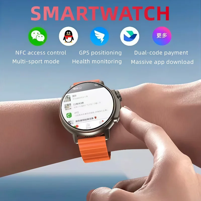 

X800 Smart Bluetooth watch HD AMOLED screen heart rate monitoring Bluetooth calling GPS tracking waterproof sports smart watch