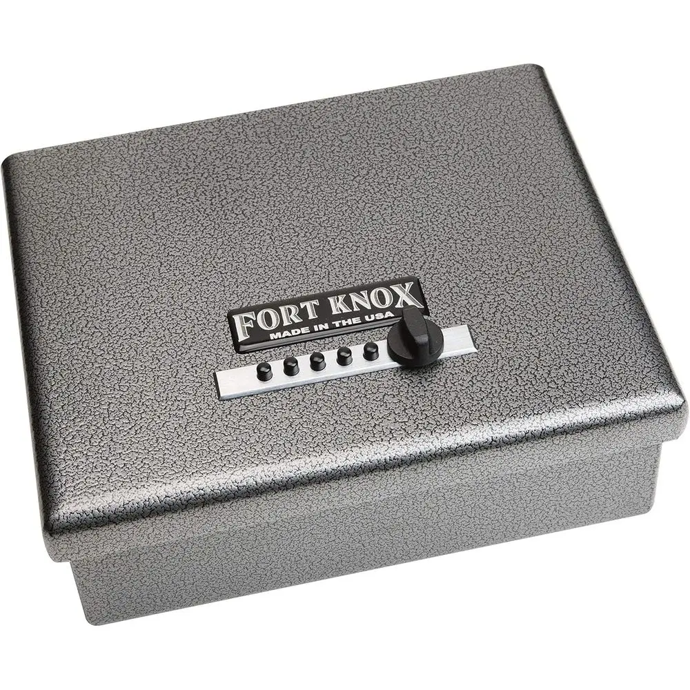 California DOJ Approved Pistol Safe - Quick Access Mechanical Lock, Heavy-Duty Steel Security for Handguns