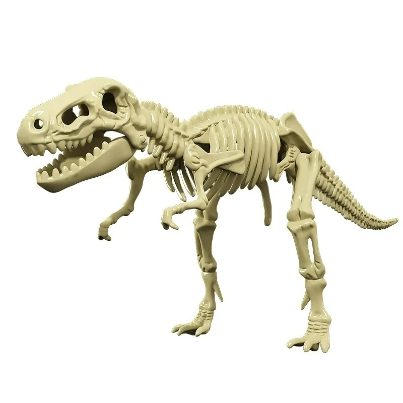 DIY Dinosaur Fossil Children's Handmade Bone Digging Toys Boys Searching Treasure Fossil Ancient Tyrannosaurus Excavation Toys