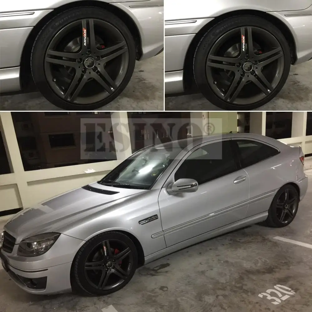 عجلة ريم الديكور ملصق ، تصفيف السيارة ، الفينيل ملصق مائي سلسلة ، اكسسوارات السيارات ، لصائق ل يوكوهاما أدفان ، أحدث ، 4 قطعة