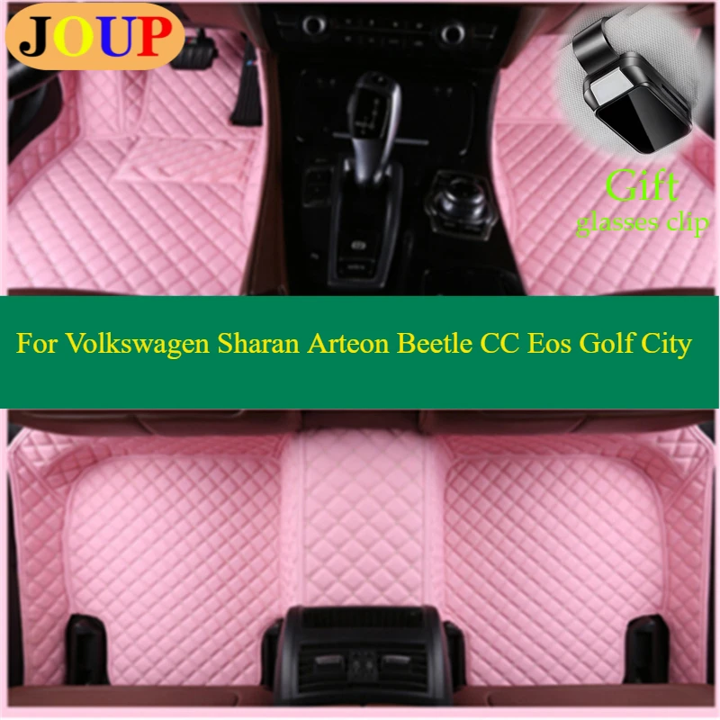 

For Volkswagen Sharan Arteon Beetle CC Eos Golf City Custom Car Floor Mats Accessories Carpets Covers Left /Right Hand Drive
