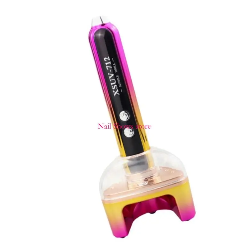 

E0BC Quiet Action Unguis Craft 35000 WHIRLS Rechargeable Battery Grade Color Transportable Manicuring Tool