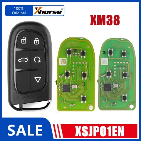 1 шт. XHORSE XSJP01EN XM38 Series для Jeep, универсальный смарт-ключ, совместимый с программаторами VVDI VVDI2