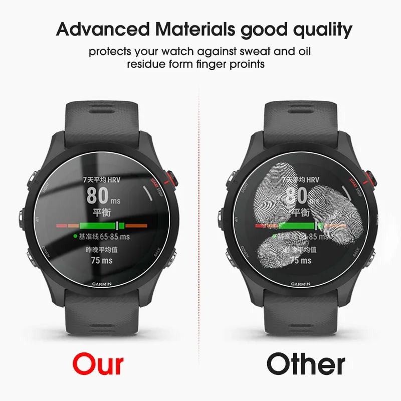 For Garmin Forerunner 255 955 620 630 Tempered Glass Screen Protector for Garmin Fenix7 7S 7X Scratch Resistant Transparent Film