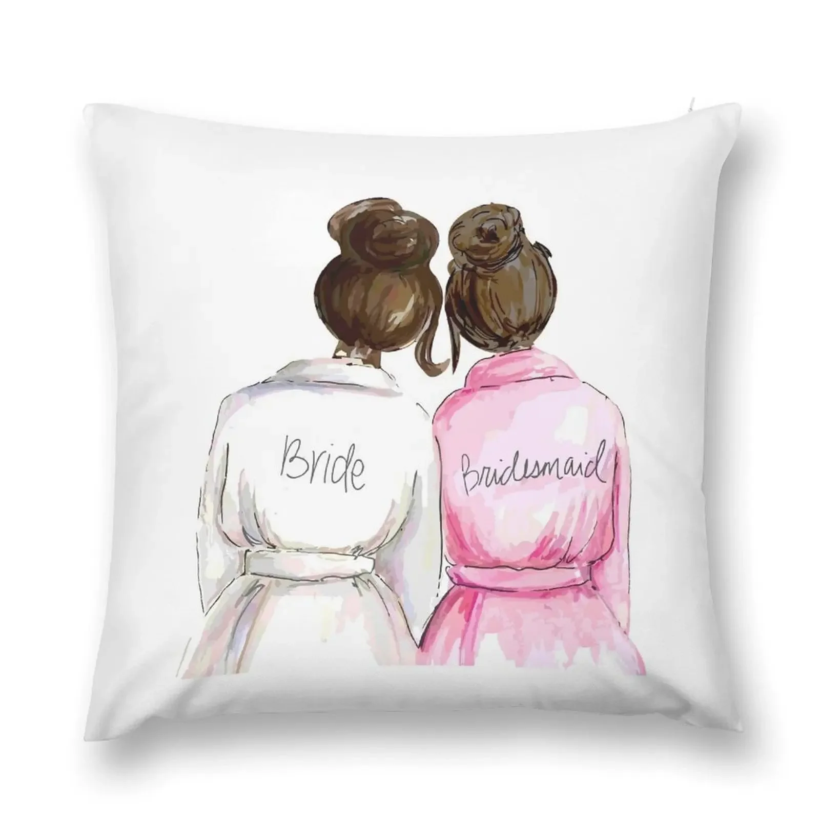 

Bridesmaid Gift Proposal Best Wedding Gift for Bride Bride Gift from MOH Bridal Shower for Her Bridesmaid from Brid Throw Pillow