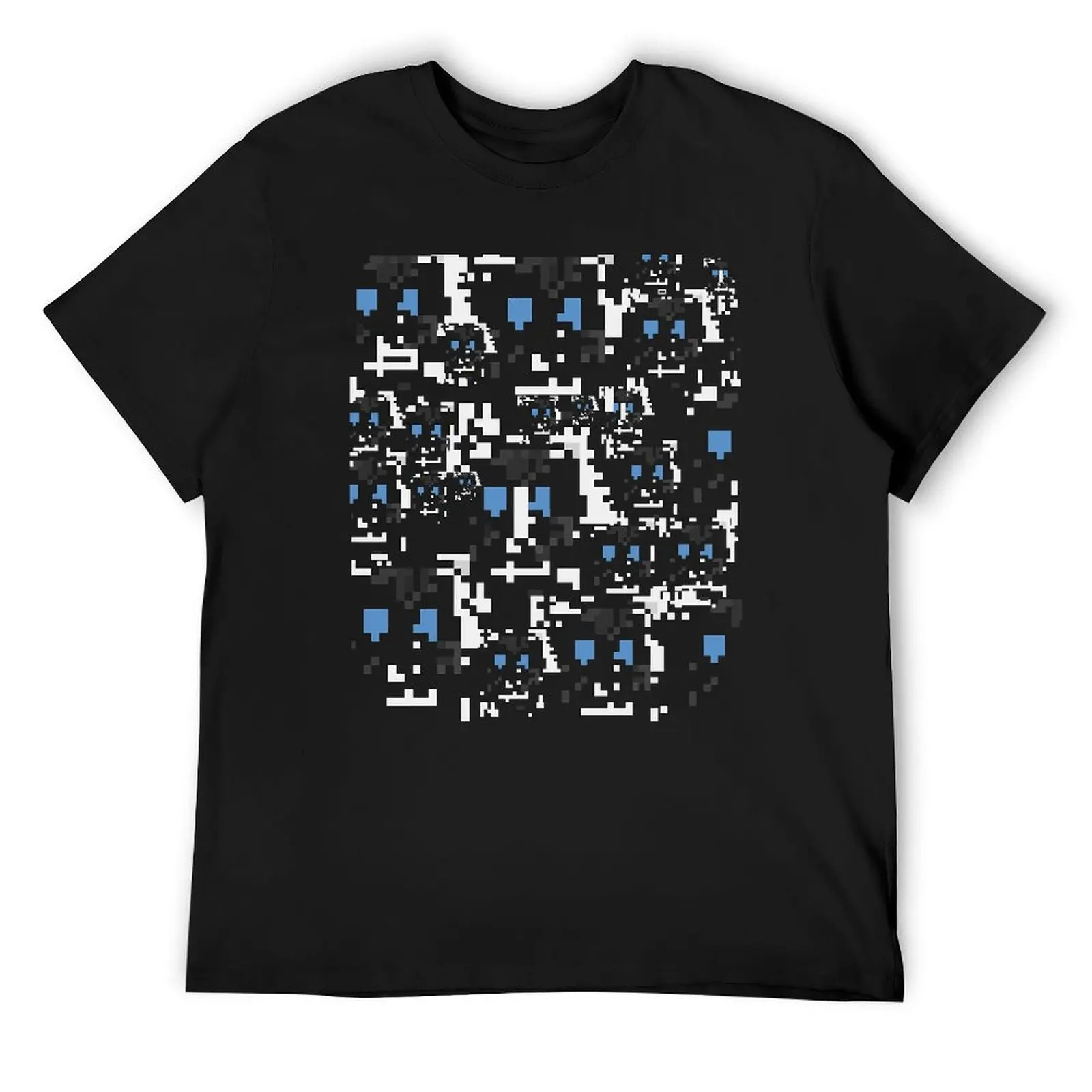 

Modified anti-surveillance disable facial recognition pattern T-Shirt cute clothes kawaii clothes tee shirts for men