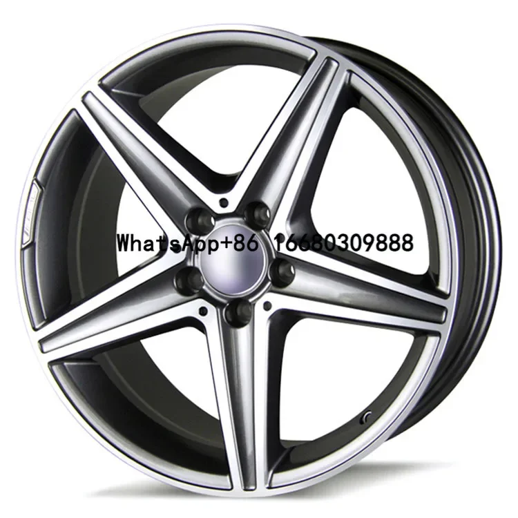 17/18/19/21/22 inch  aluminum chrome star sport car wheels 5 holes auto casting custom deep dish alloy  17x7.5 rims