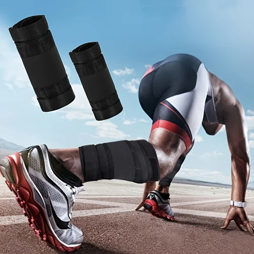 Imagen 2 del producto 4 Uds. Bolsas de arena con soporte de peso ajustables para correr, entrenamiento de pesas para piernas, Fitness, bolsas de arena con soporte de peso para hombres y mujeres