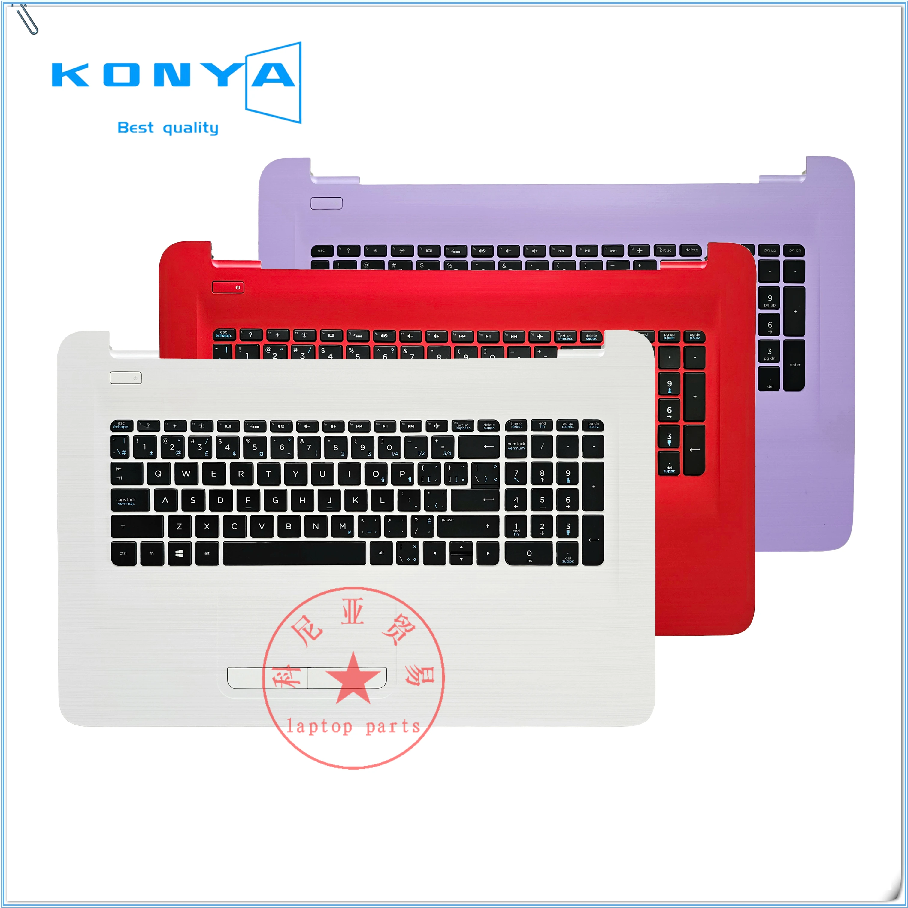 

New Original For HP 17-AY BA 17-X 17-Y 270 G5 TPN-W121 Series Laptop Palmrest Upper Case Cover With Backlit Keyboard 856773-DB1