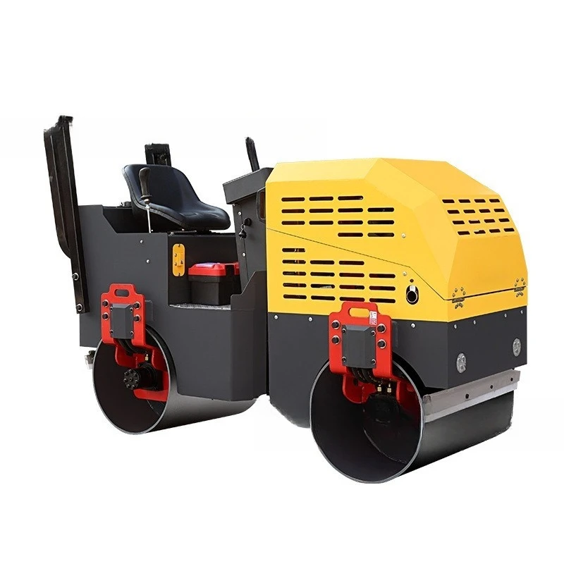 Walk-behind roller, small 3 tons, construction road repair compactor