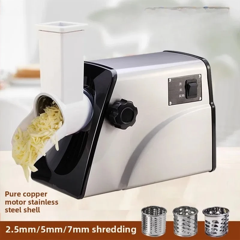 grinder electric commercial automatic cheese slicer stainless steel mozzarella grinder cheese crumble