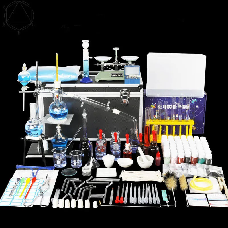 Kit d\'invitation chimique pour collège, ensemble expérimental, appareil de laboratoire