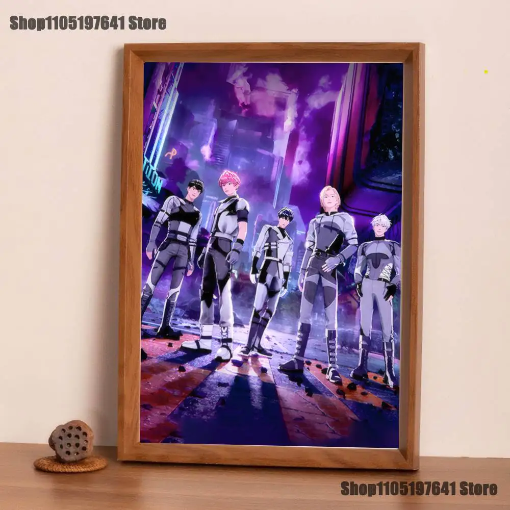 Plave Y-Yejun Noah B-Bamby-ES ملصق يطبع جدار صورة فنية اللوحة هدية غرفة المعيشة مطعم بار كبير ديسمبر ملصق #3