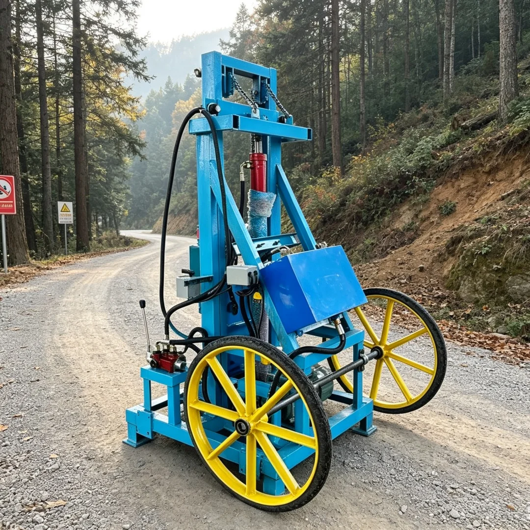 Customized Water Well Drilling Rig, Small Wheeled Well Drilling Machine, Complete Drilling Equipment for Farmland & Household