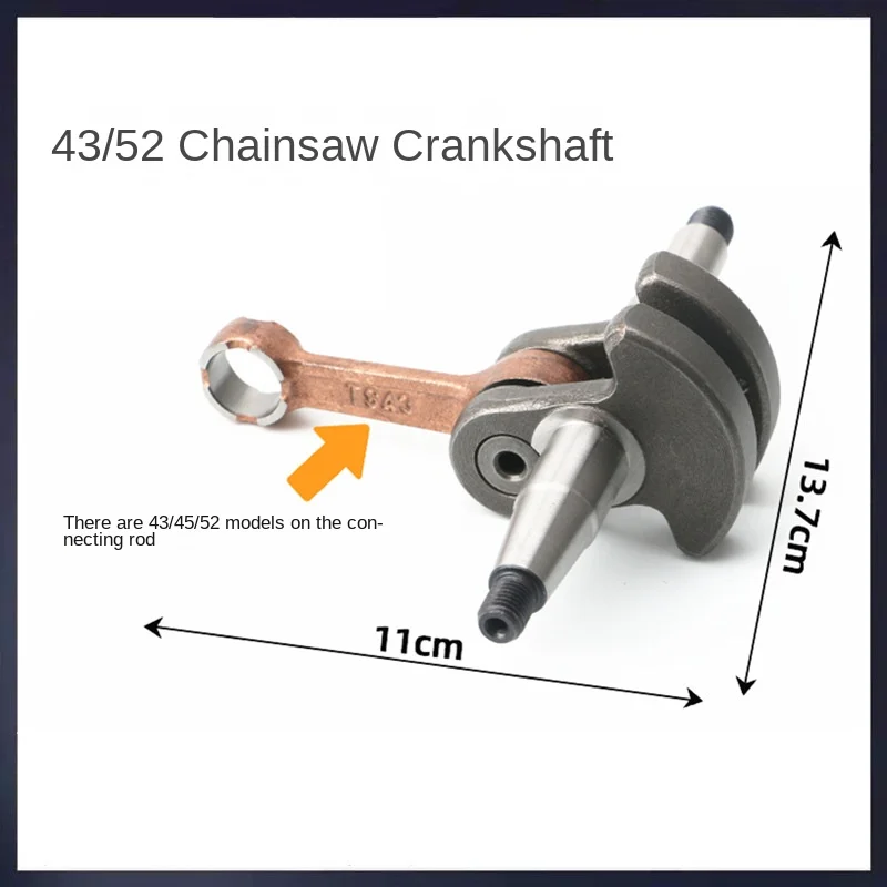 High-Quality Chainsaw Crankshaft Assembly for 43/52/58/60 Gasoline Chainsaw Models