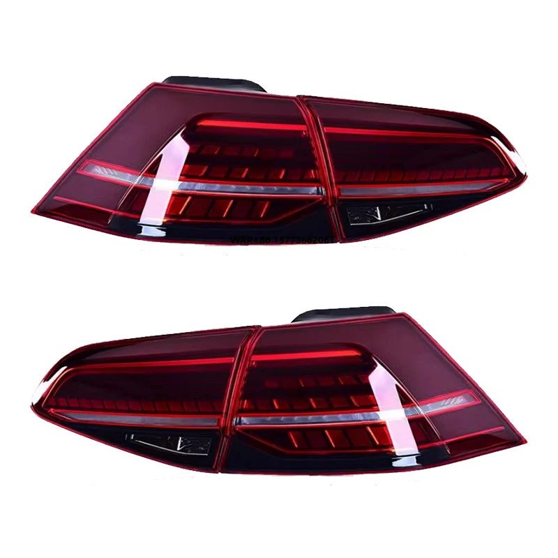 

2 Pieces LED Stop Lamp Turn Signal Lights Rear Lights for VW Golf MK7 2013-2020 Tail Light Upgrade New Rear Lamp Taillights