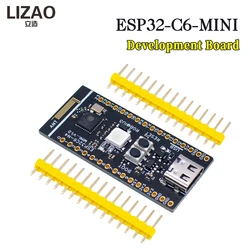 ESP32-C6-MiNi Development Board ESP32C6 Minimum System Board ESP32 Core Board RISC-V Espressif IoT WiFi6 Bluetooth Zigbee