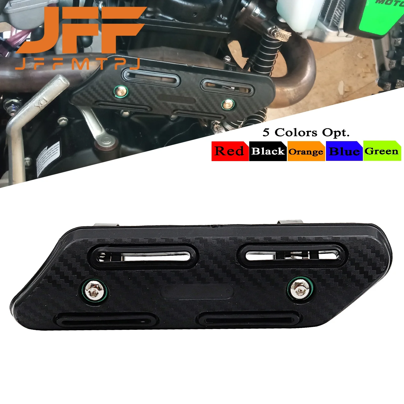For Honda CRF250R CRF450R CRF250X CRF450X For Beta RR 350 390 430 480 Exhaust Pipe Heat Shield Cover Guard Protector