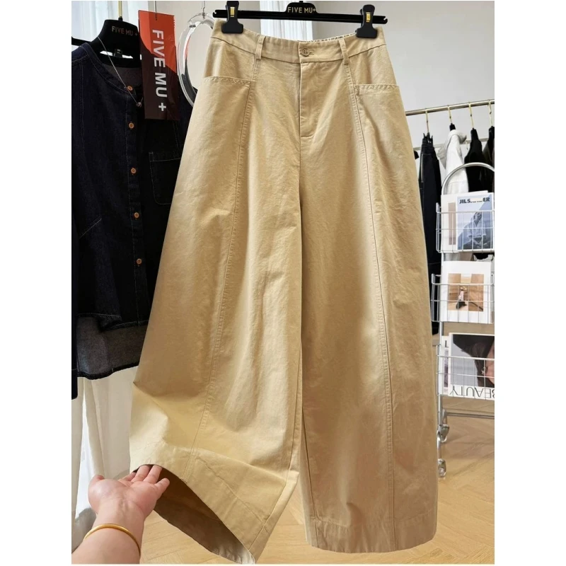 

Мужские повседневные рабочие брюки большого размера (до 300 фунтов), свободные, прямого кроя, весна-осень, новый стиль, модные, в стиле кэжуал