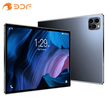 Yeni 10.1 Inç Tablet Pc Octa Çekirdek 4 GB RAM 64 GB ROM Tabletler Çift Kameralar Çift SIM Kartlar 3G Telefon Görüşmesi WiFi Bluetooth Android 11