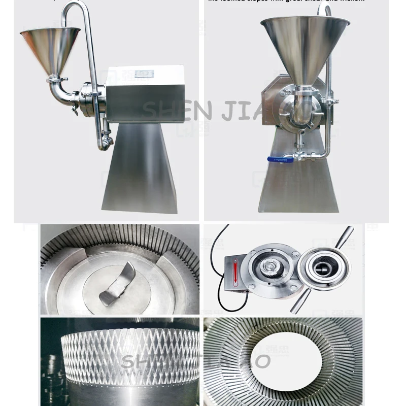 横型コロイドミルグラインダー JM-W120 縦型コロイドミル ゴマピーナッツバターコロイドミル ステンレス鋼 0.5-3T/h 7.5KW