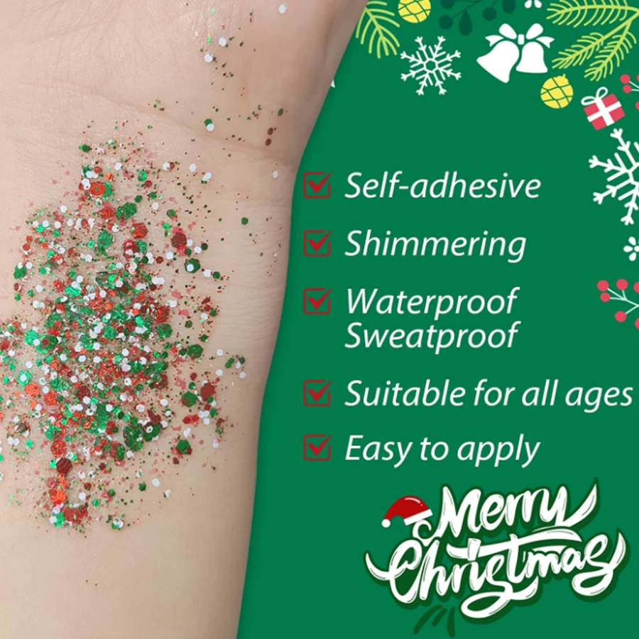 กลิตเตอร์แท่งสำหรับตัวและหน้า กลิตเตอร์เจลโฮโลแกรมสำหรับผม กลิตเตอร์กันน้ำสำหรับแต่งหน้า กลิตเตอร์แท่งแต่งหน้า 2025 สินค้าขายดี