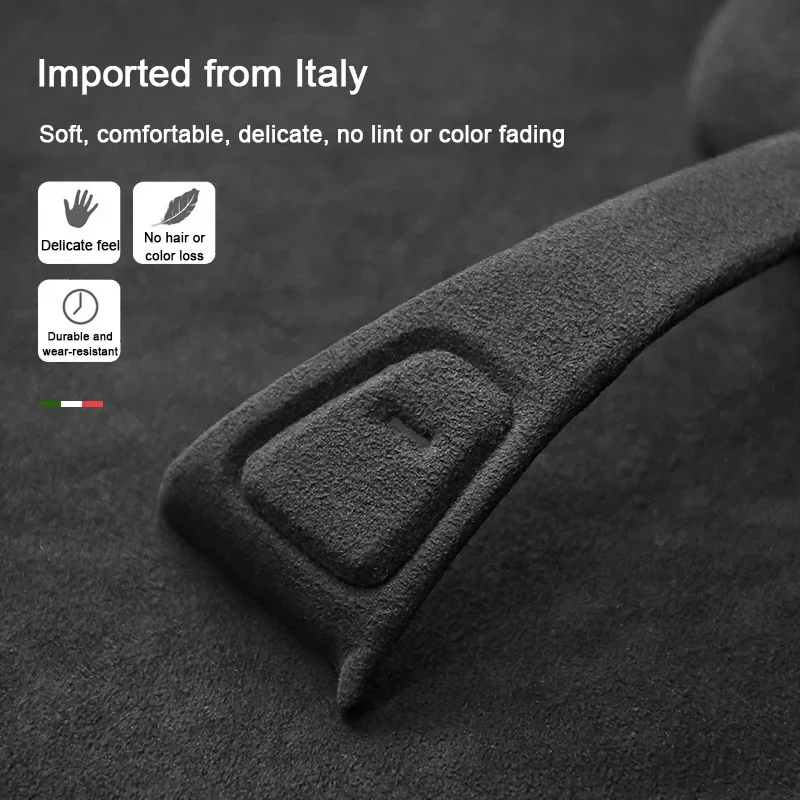 

For Tesla Model 3 Model Y 2018 2019 2020 2021 2022 Alcantara Suede Overlay Car Door Switch Console Button Panel Cover Stickers