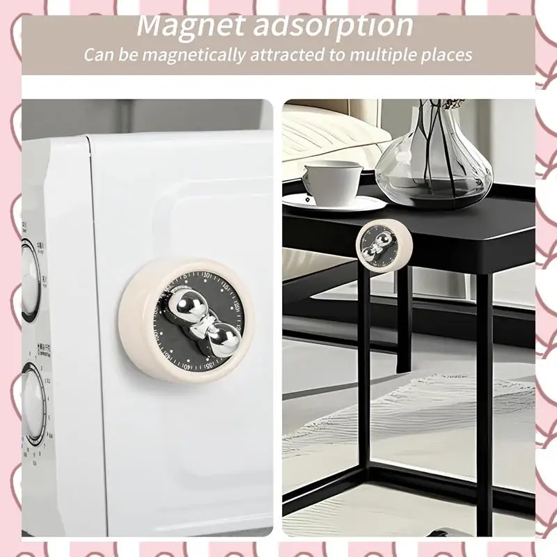 HHTL Kitchen Timer Magnetic Mechanical Timer Baking Countdown Special Alarm Clock