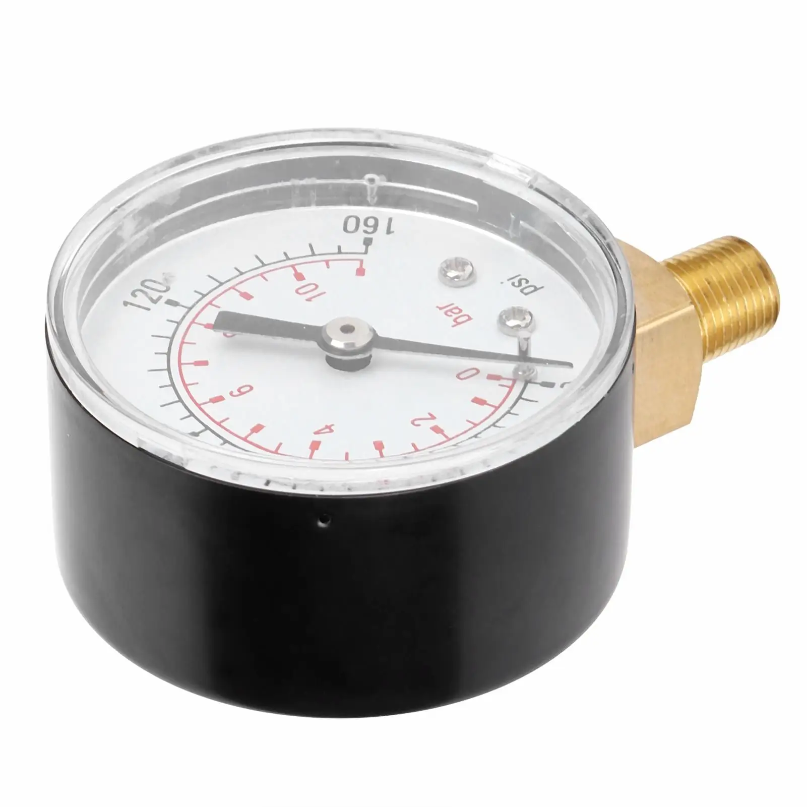 0-160 PSI / 0-11 Bar Dual Scale Vacuum Pressure Gauge Manometer for water , Oil & Gas Liquid