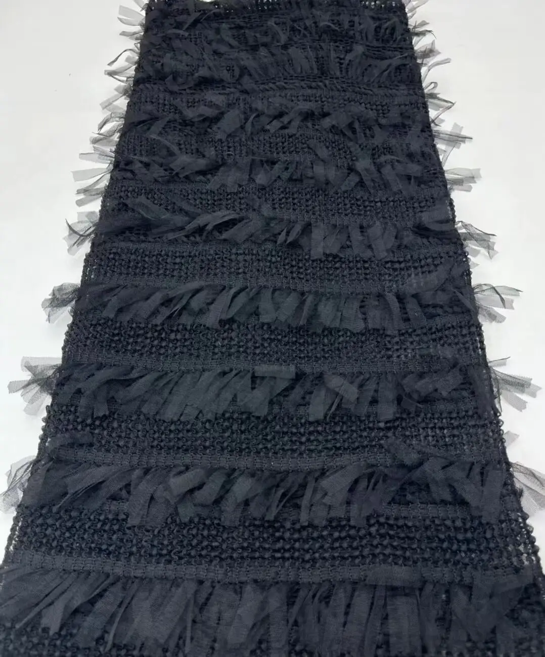 

High Quality African Lace Fabric J-1308569 French Net Fabric Sewing Embroider Lace Tulle Nigeria Dress