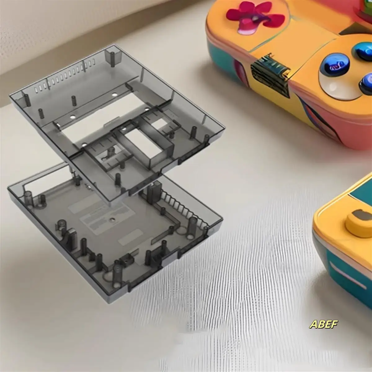 حافظة شفافة بديلة جديدة سهلة التركيب لوحدة التحكم SNES Super NES