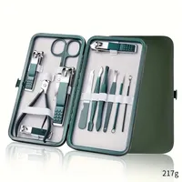 Piece Nail Care Kit Stainless Steel Manicure & Pedicure Set Nail Clipper Set with Travel Case