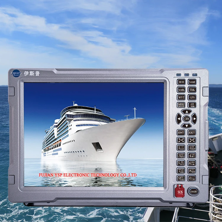 12 Inch Marine Navigational  / Echo Sounder With Memory Storage And Recall Of Depth Data