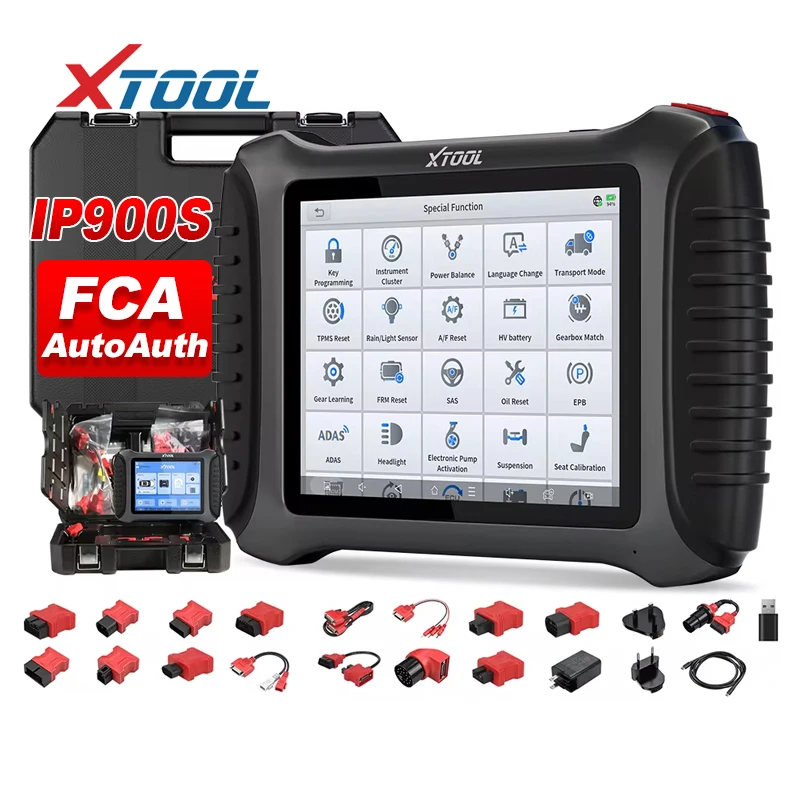 IP900S Diagnosis Tools For Cars OBD2 Code Reader FCA DoIP Bi-Directional ECU Coding Key Programming 38+ Resets Car Scanner